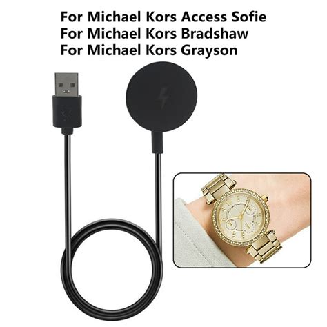 mk watch charger|michael kors grayson smart watch charger.